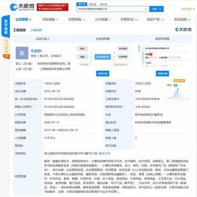 工商变更:黄峥退出杭州埃米网络科技有限公司董事